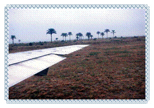 Title: Landing at Kinshasa airport